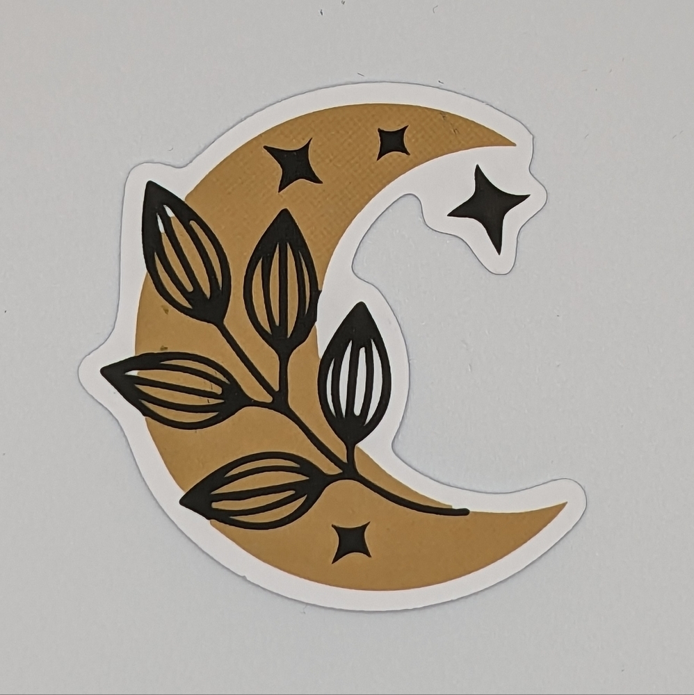 Crescent Moon Sticker
